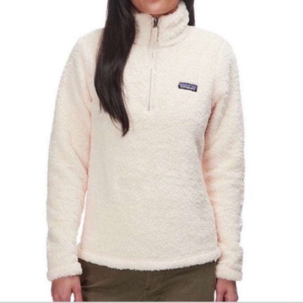 Patagonia Los Gatos 1/4 Zip Pullover in Natural Size Small